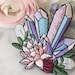 Holland Logtenberg reviewed Crystal Patch - Iron On Embroidered Patch - Pastel Aura Crystals & Pink Lotus