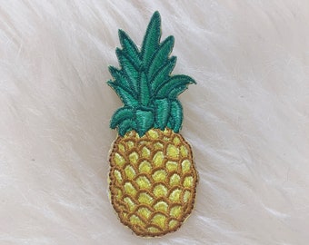 Pineapple Patch - Beach - Fruit - Iron On Embroidered Patches - Wildflower + Co. DIY