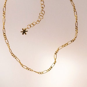 Figaro Chain Anklet, Gold - Wildflower + Co. Jewelry