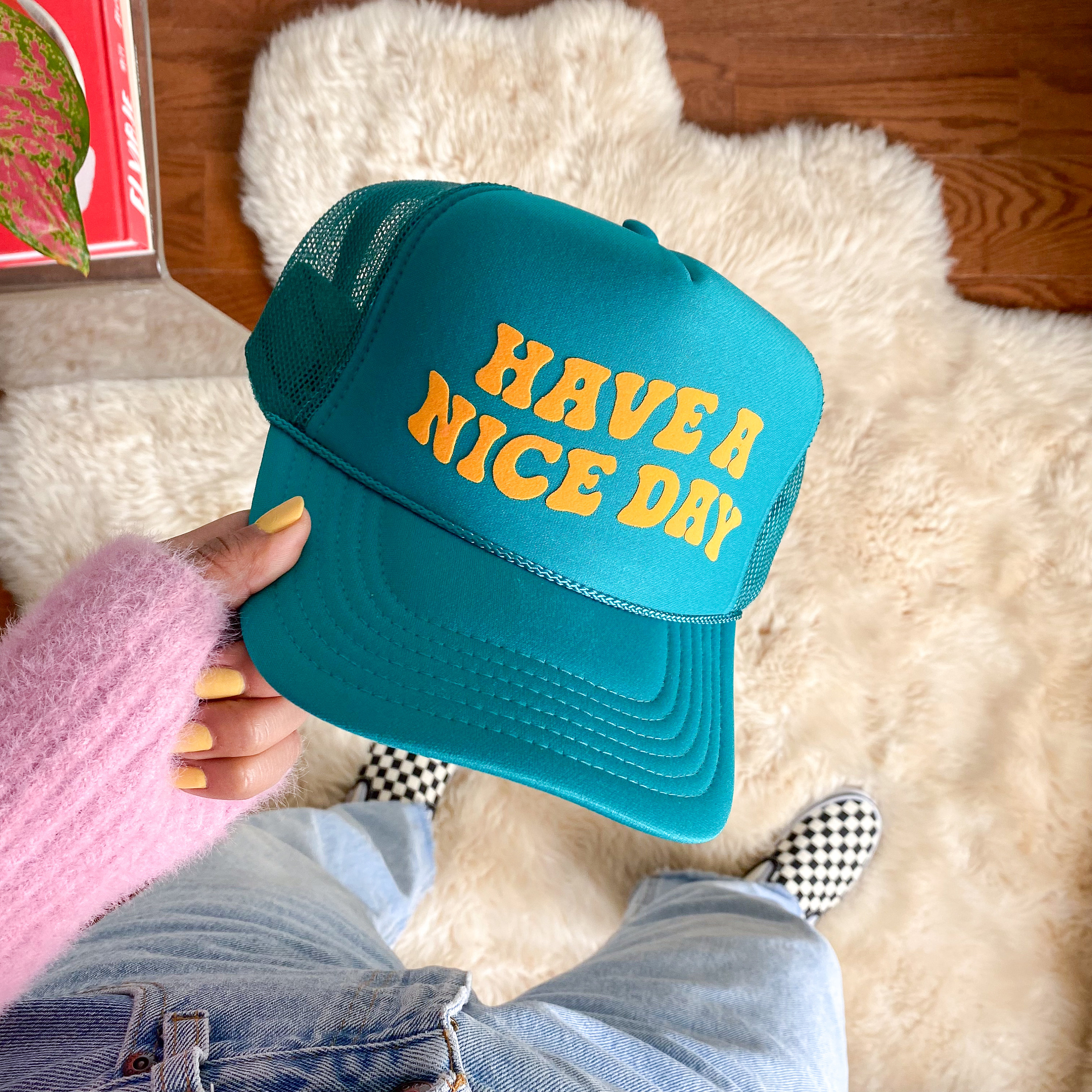 Have a Nice Day Cap Etsy