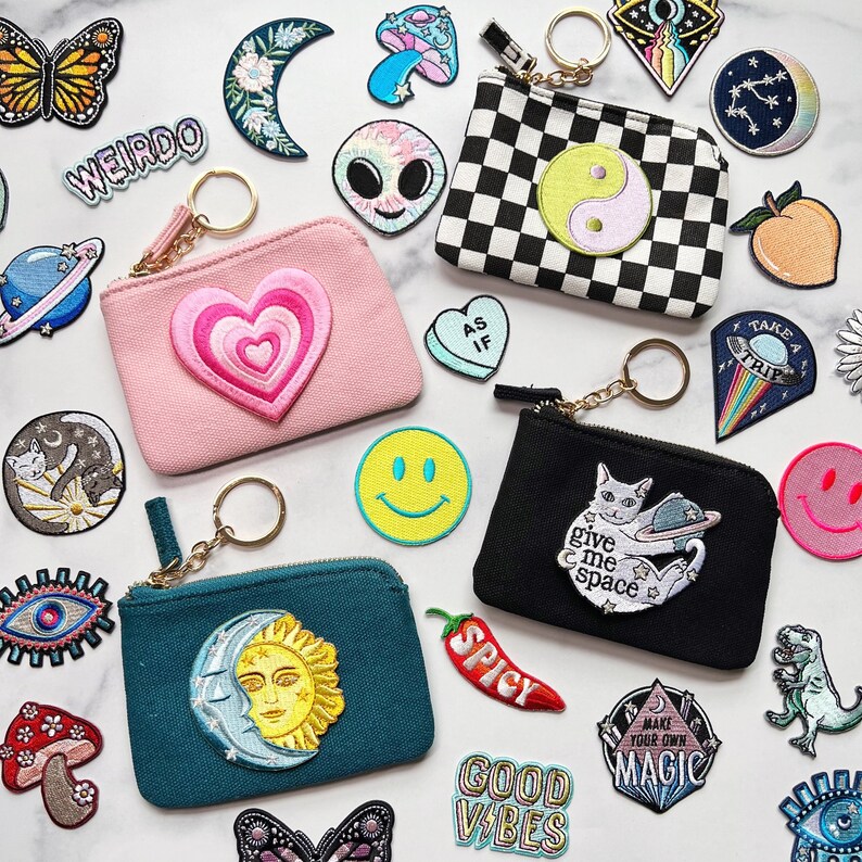 Keychain Wallet Cute Wallet Custom Personalized W/choice Etsy