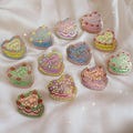 Cake Zodiac Pin - Heart Cake Enamel Pin - Zodiac Charm Aries Leo Gemini Cancer Virgo Pisces Scorpio Aquarius Libra Capricorn Taurus Gift