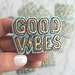 Good Vibes Patch - Iron On, Embroidered Applique – Chill - Summer 