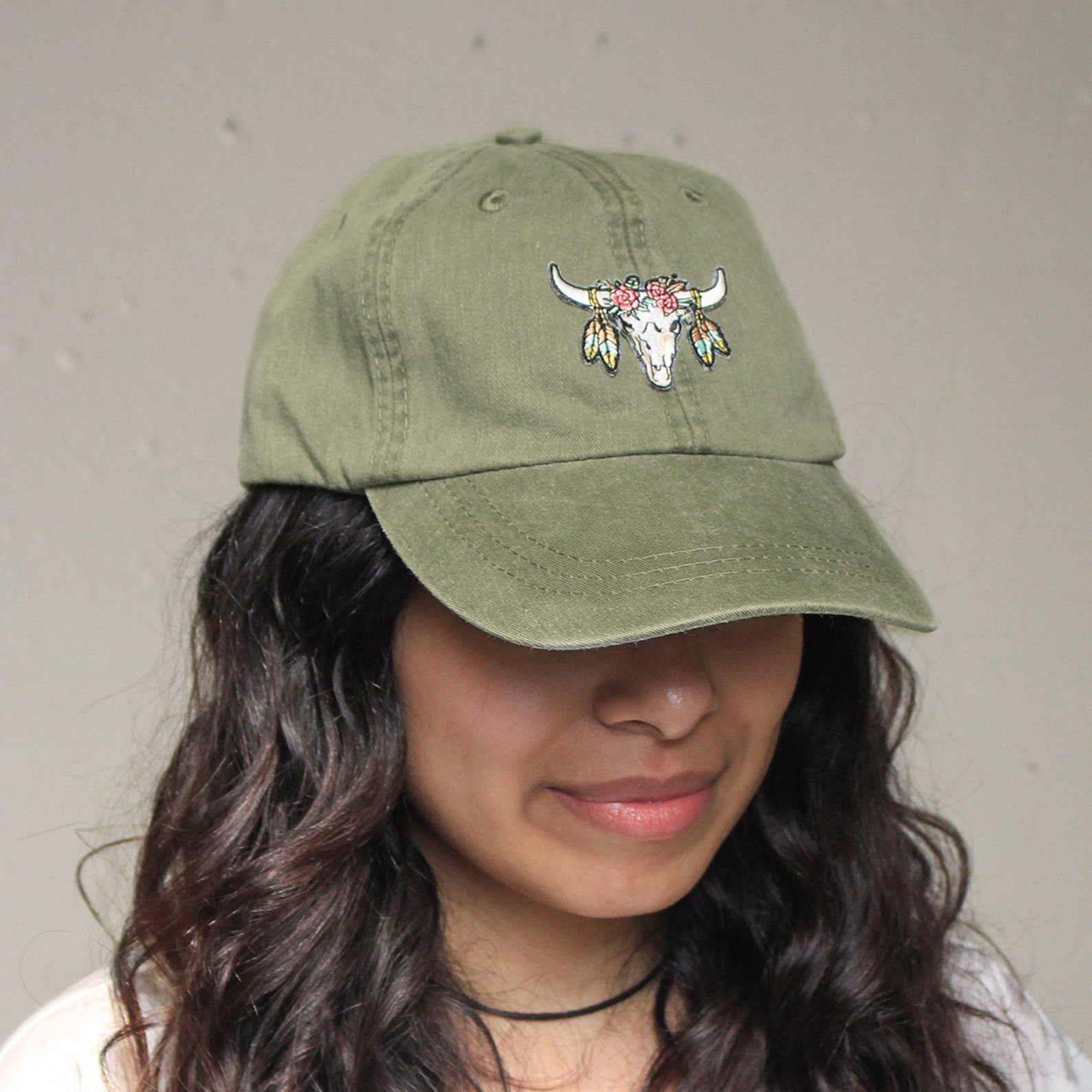 Longhorn Embroidered Baseball Hat Your Choice of Cap Color Etsy