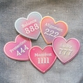 Angel Number Patch 1111 222 333 444 777 888 - Manifest Protection Balance Lucky Alignment Guidance - Aura Heart Iron On Embroidered Patches