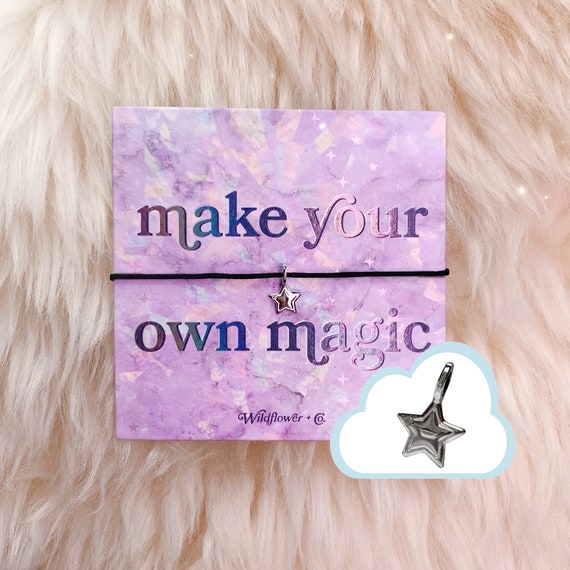 Star Friendship Bracelet Cute Friendship Gift, Best Friend Gift Gold  Dip or Sterling Silver Space Star Charm Bracelet Adjustable