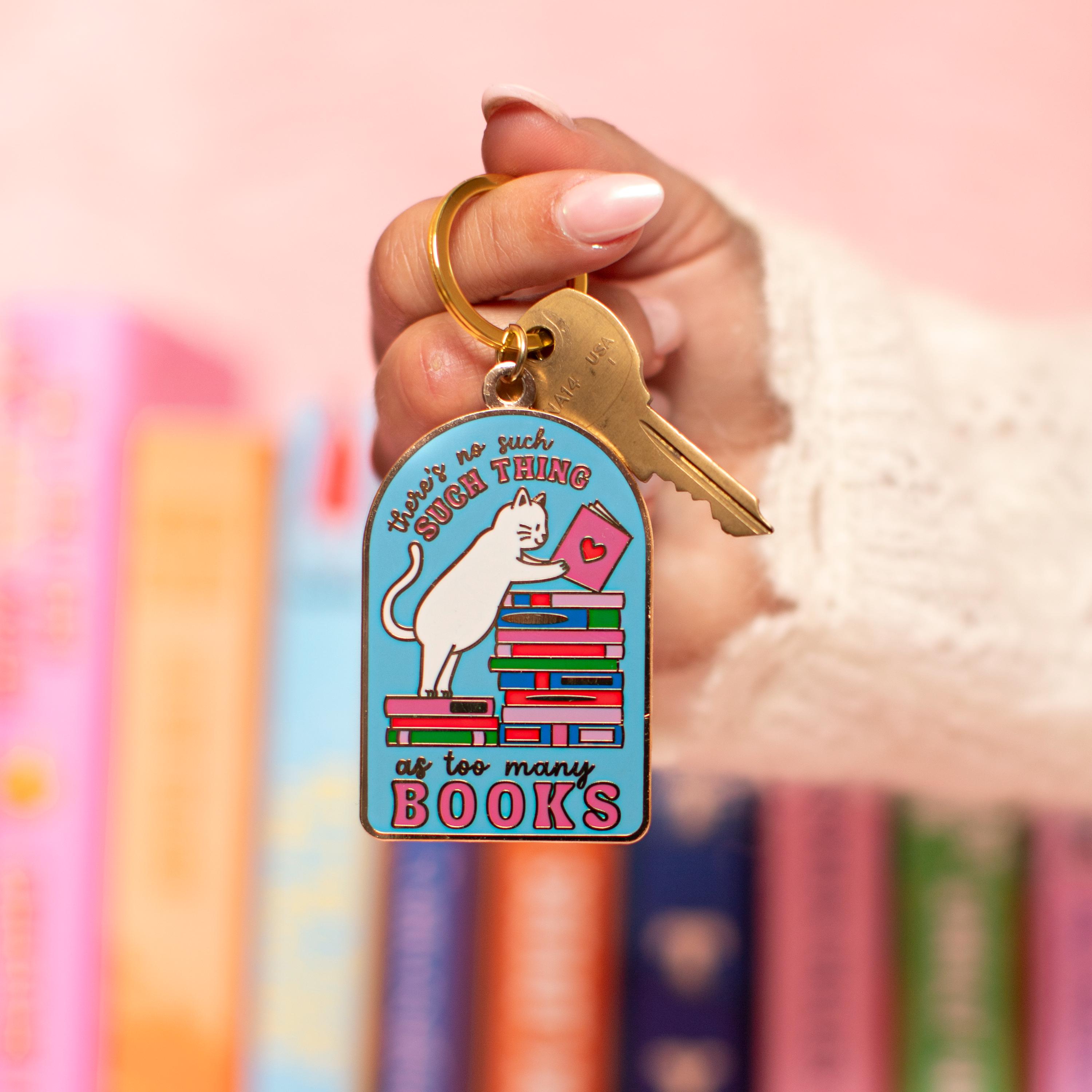 WEVENI Acrylic Book Stack Keychain - Cute Gift For Book Lovers, Readers & Bookworms - View #6