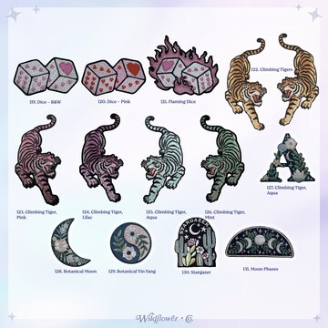 Iron On Patch - Embroidered Patches for Jackets - Your Choice of Patch - SOO Many Styles :)  Cute VSCO - Trendy - Wildflower + Co. DIY Gifts
