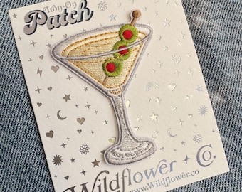 Dirty Martini Patch - Aufnäher zum Aufbügeln