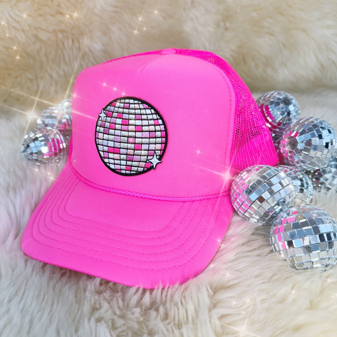 Disco Ball Trucker Hat - Your Choice of Hat Color! Mirrorball ...