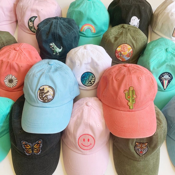 Gorra de b isbol con parche bordado su elecci n de color de