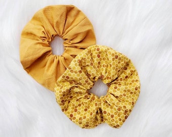 Honeycomb Hair Scrunchies