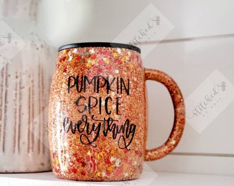 Pumpkin Spice Coffee Mug/Coffee Cup/Fall Coffee Mug/Leaf Coffee Mug/Pumpkin Spice Everything