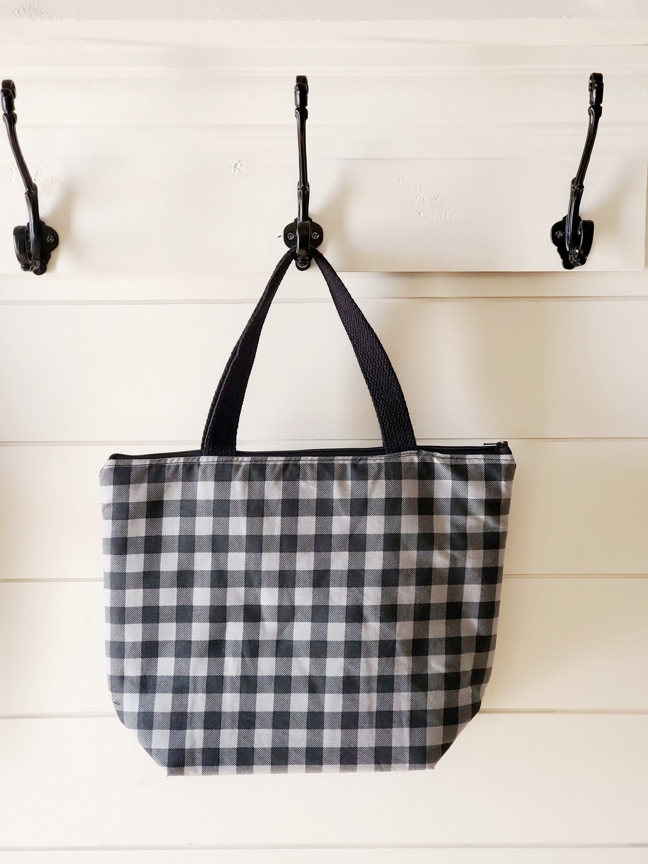 Black and White Buffalo Check Bag - Farmhouse Is My Style