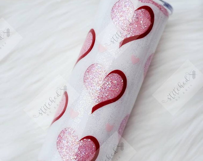 Featured listing image: Valentine's Day Tumbler/Heart Tumbler