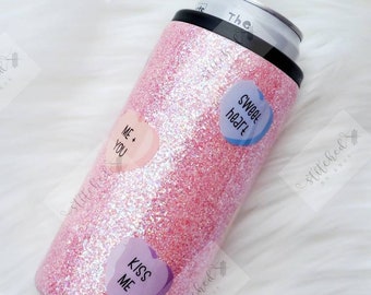 Valentine's Day Coffee Mug/Candy Heart Mug/Cupid Tumbler