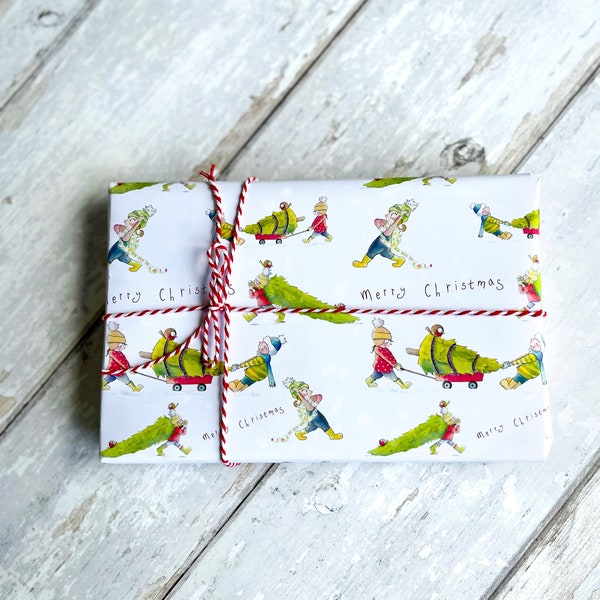 Cute Christmas Wrapping Paper Etsy Australia