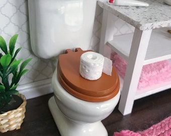 1//12 Miniature Education Dollhouse Garbage Trash Can Decor Gift PKJ
