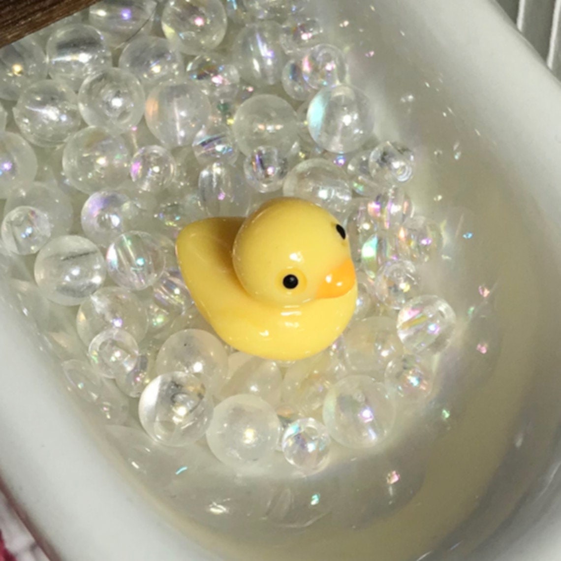 Dollhouse Miniature Bath Time Yellow “Rubber” Duckie Duck Ducky 1” scale 1:12 