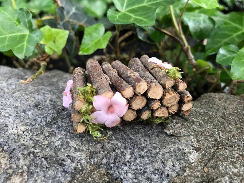 Dollhouse Miniature Camp Fairy Garden Woodpile For Bon Fire 1” scale 1:12 Cabin