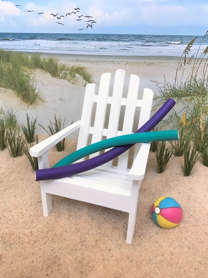Dollhouse Miniature Pool Noodle Beach Float Toy 1 Scale 1 12 Summer Accessory More Colors
