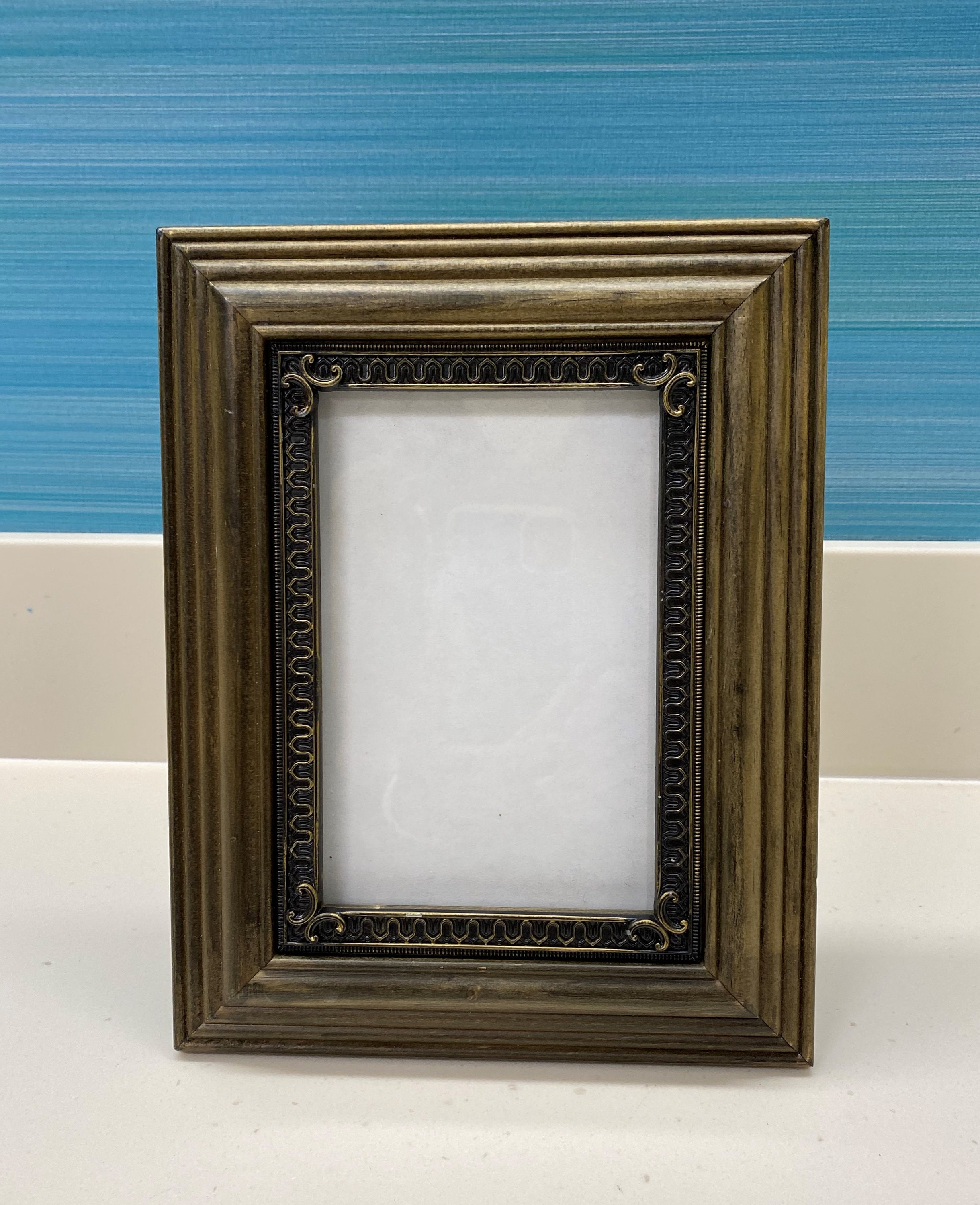 Vintage Olive Green Frame Scroll work Green Traditional Photo Etsy