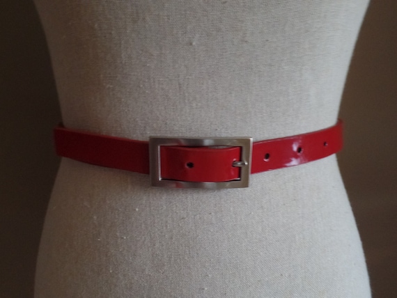 Cream Shiney Belt