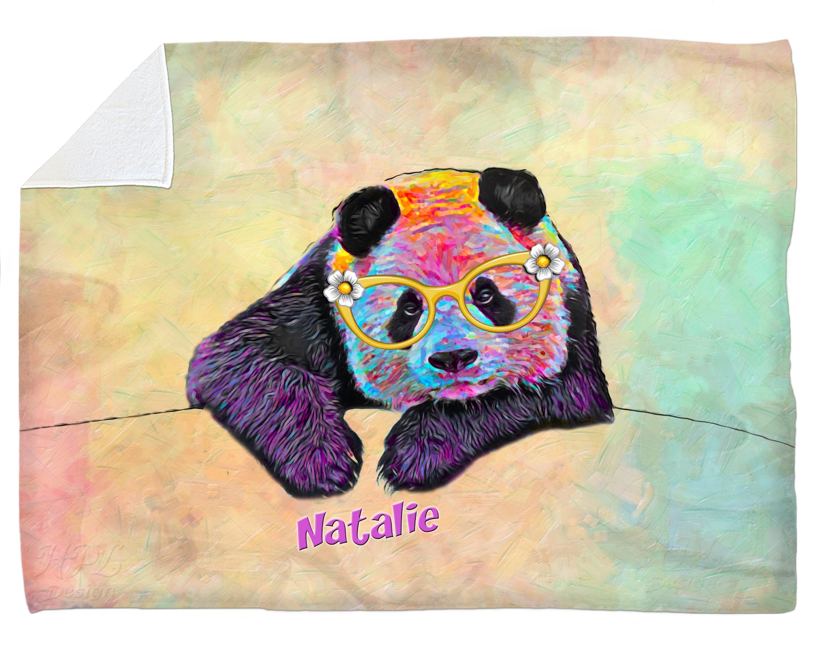 Panda Bear Blanket for Girls Personalized Gift for Animal Etsy