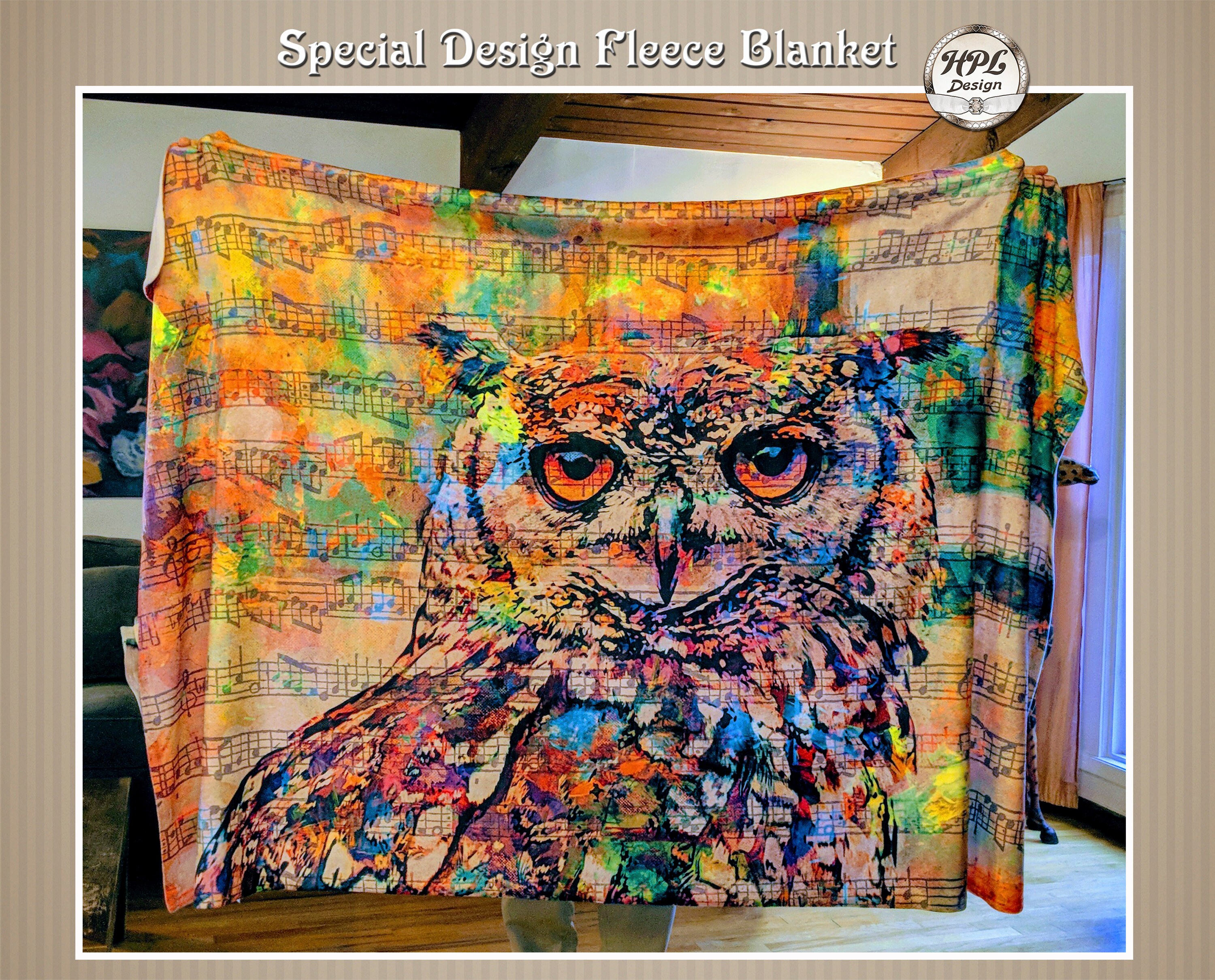 Personalized Owl Fleece Blankets For Adults Kids Girls And Etsy