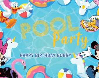 mickey mouse paddling pool