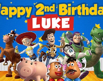 Disney Toy Story Birthday Banner (ToyStory font)