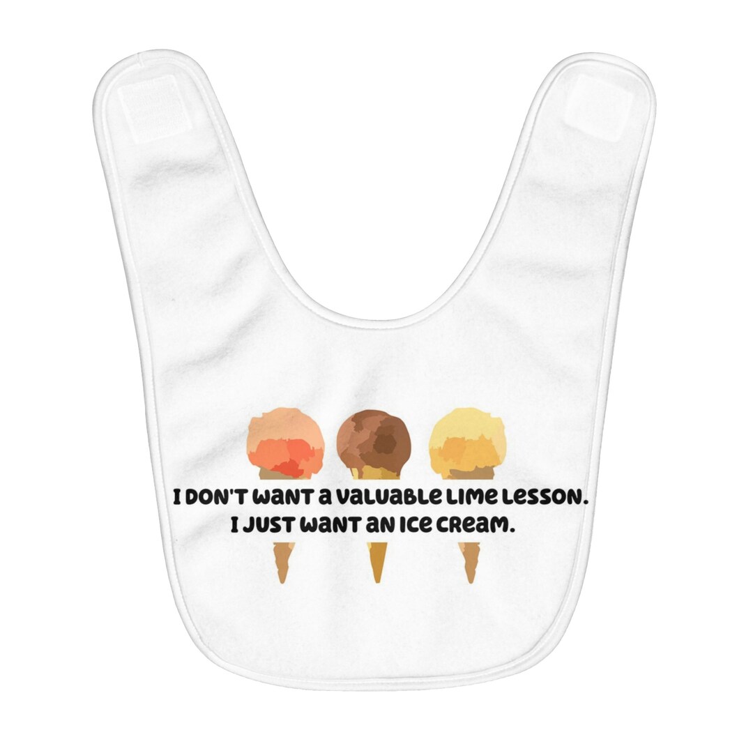 Bluey Inspired Baby Bib Valuable Life Lession Etsy