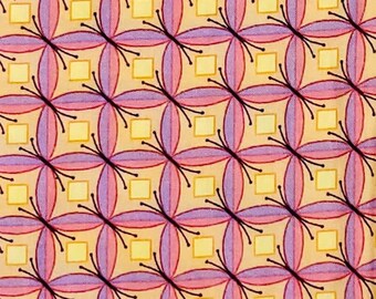 Garden Party Gerri Robinson Troy Riverwoods Geometric Mid Century Cotton Fabric