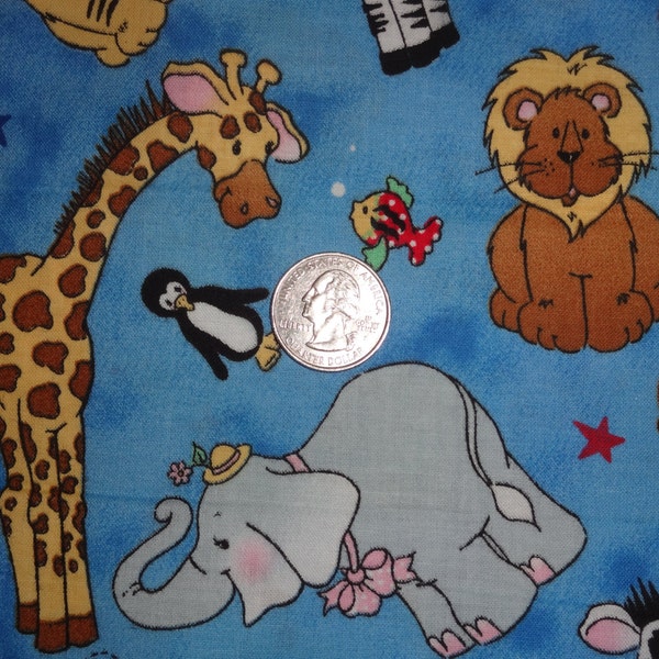 Counting two by two Cotton Quilting Fabric Patty Reed Laurie Campbell Baby Infant  1 1/2 yard