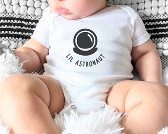 Lil Astronaut Baby Onesie, NASA, Space, Moon