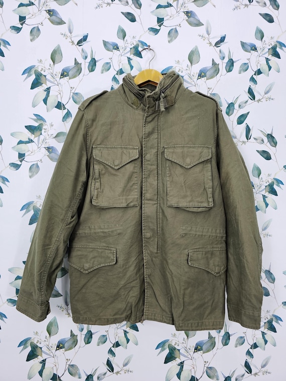 Vintage Style AVIREX USA Army Military Jacket Avirex Tactical