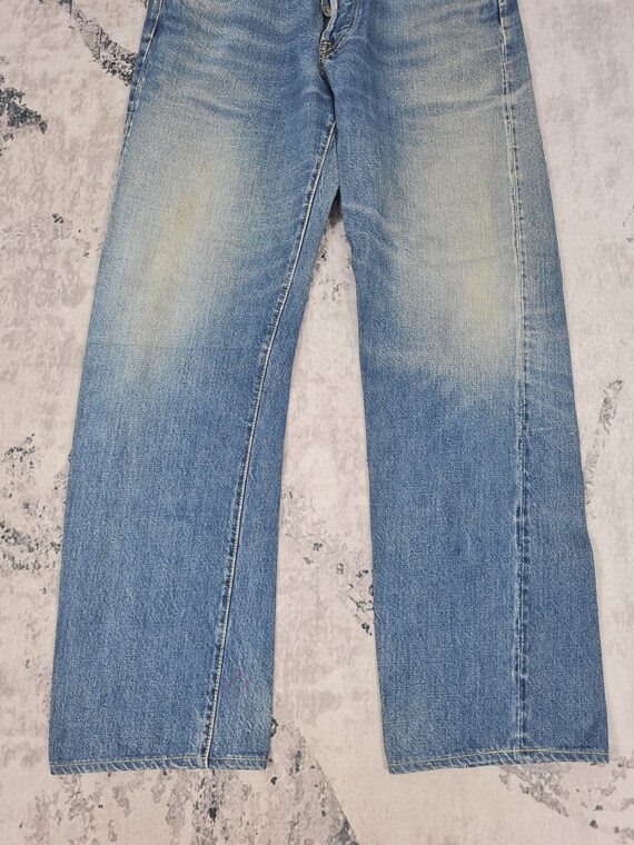 Japanese Brand R&W Selvedge Redline Denim Distres… - image 2