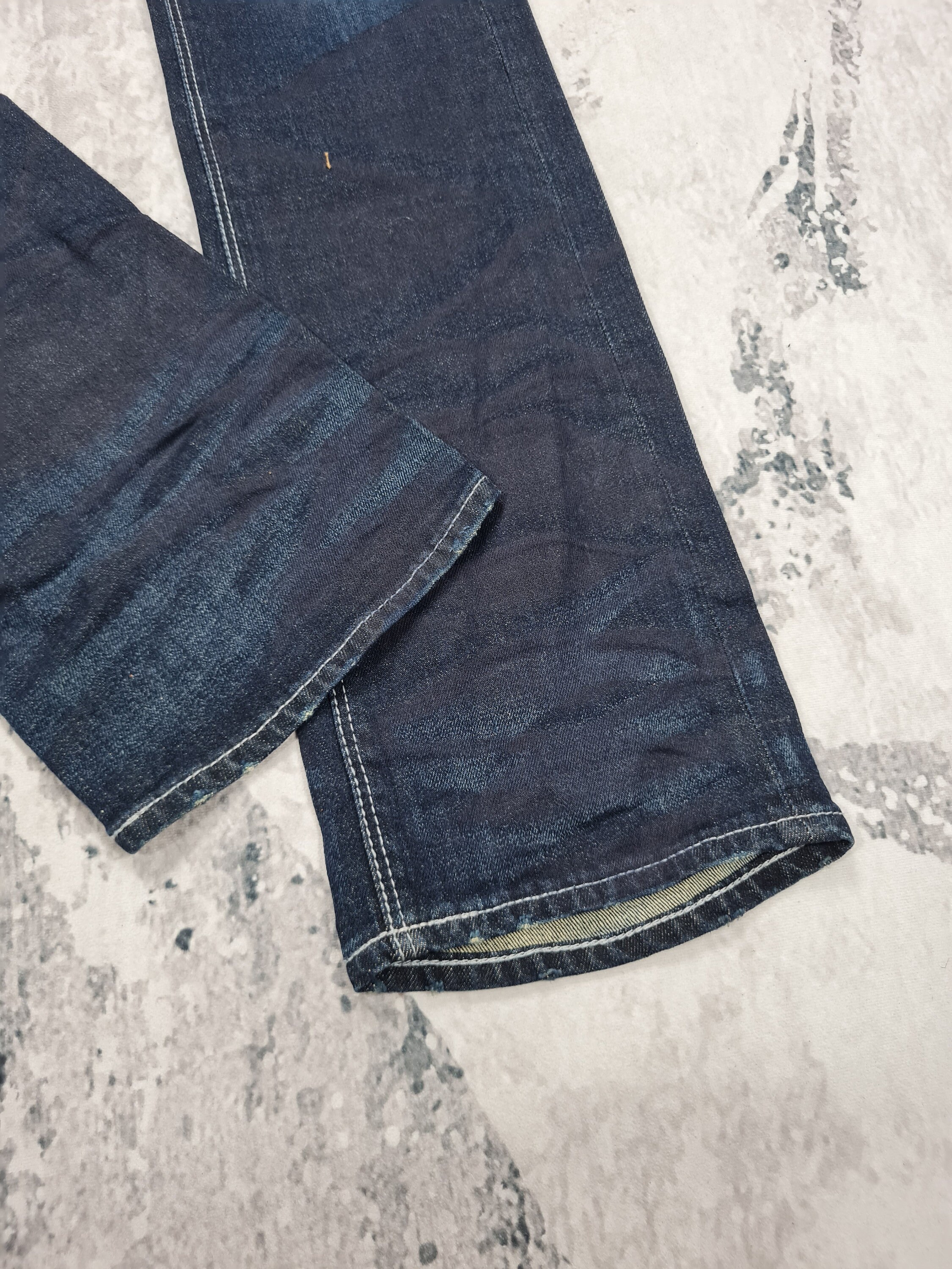 Japanese Brand GOSTAR De FUGA Stone Wash Design Jeans Fuga