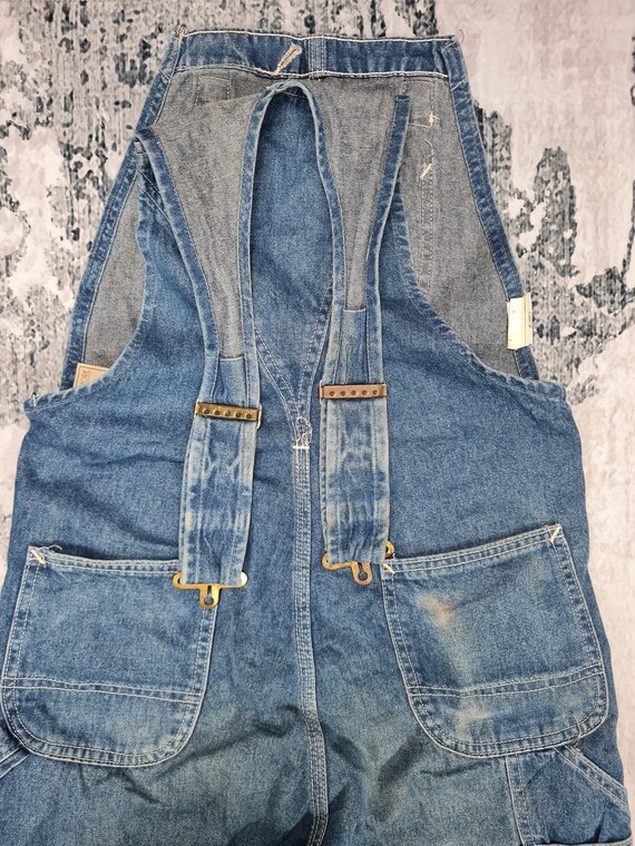 Vintage CARHARTT Overall Denim Jeans Carhartt Cov… - image 4