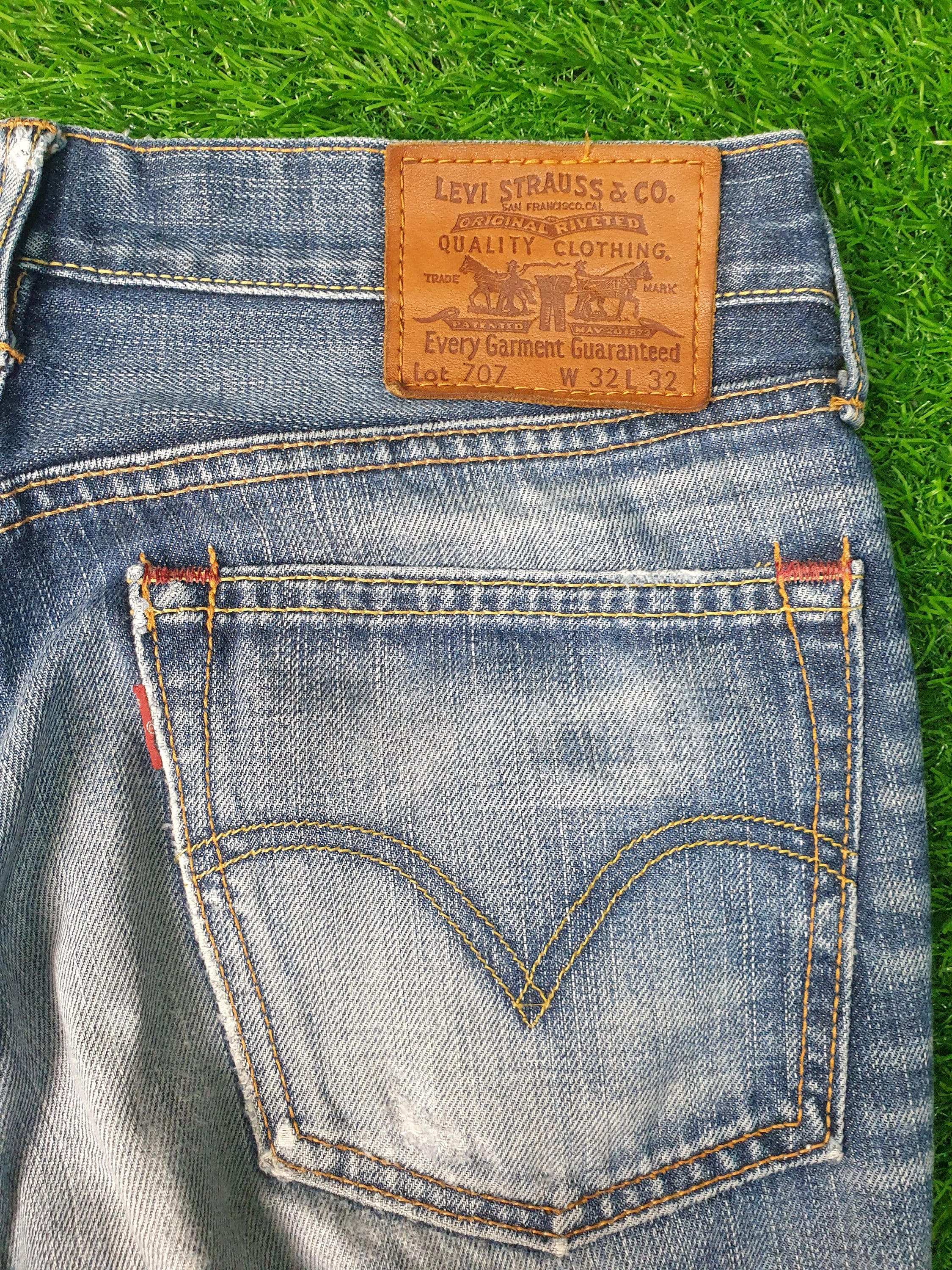 ヴィンテージ LEVIS 707 フレア ブーツカット リーバイス 色あせ加工 