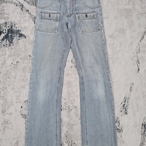 Japanese Brand COMME CA ISM Hickory Striped Pants Comme Ca Ism Bush Pants Multi Pocket Pocket Size 30x33 JB0039