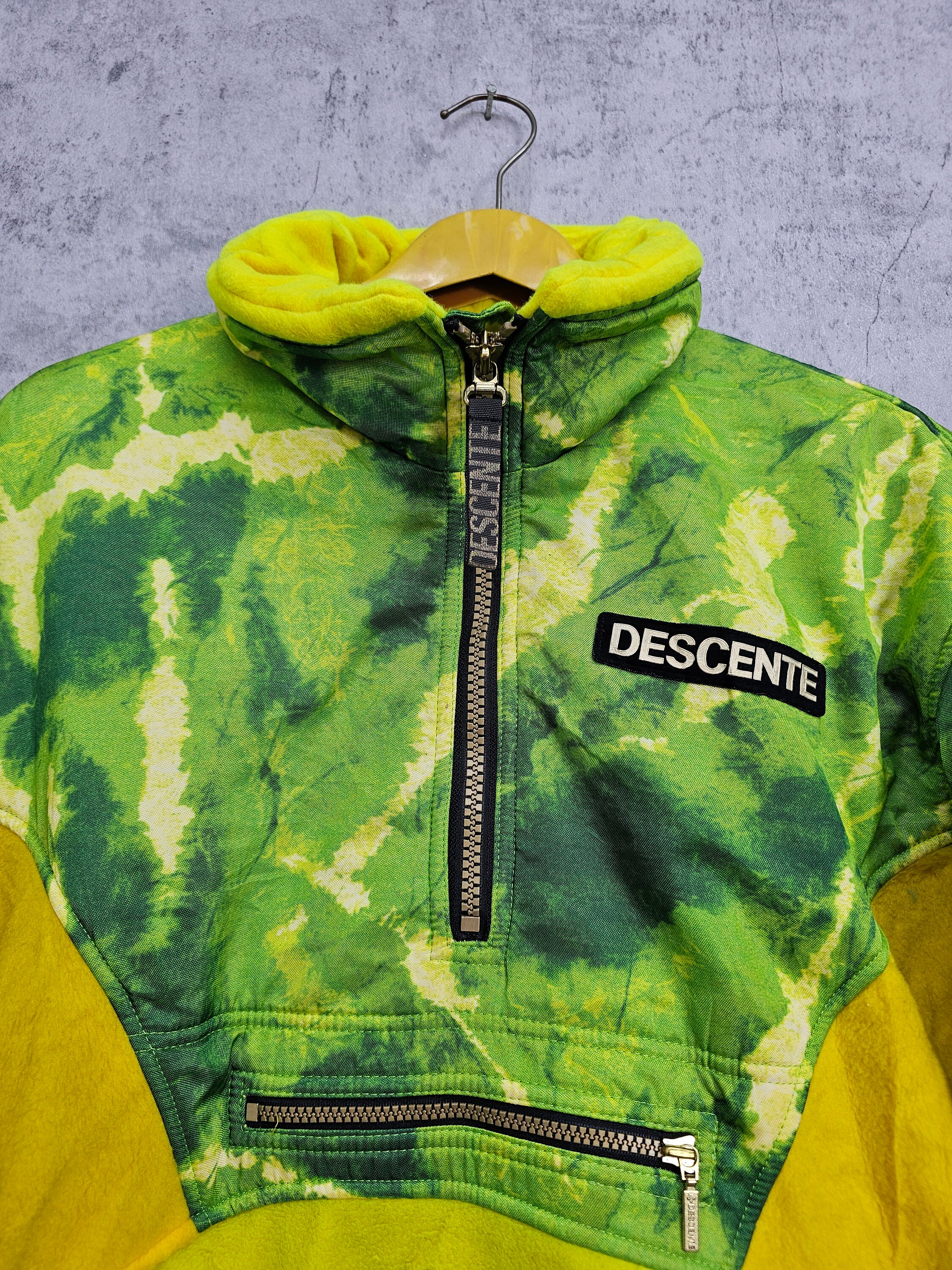 DESCENTE - ccccc Vintage DESCENTE Multicolor Ski Jacket Descente Half Zipper