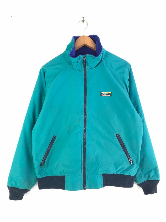 Vintage L.L BEAN Warm up Fleece Women Outdoor Life Turtoise Jacket