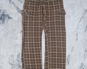 Vintage PPFM Checkered Pants Bondage Pattern Pant PPFM Japanese