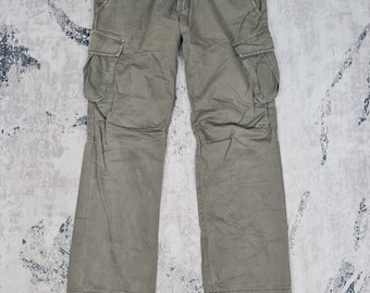 Pantaloni da paracadute tattici tattici PPFM di marca giapponese Pantaloni multitasche Pantaloni cargo bondage punk PPFM Pantaloni con tasche pazzesche militari Taglia 31x32 JB0116
