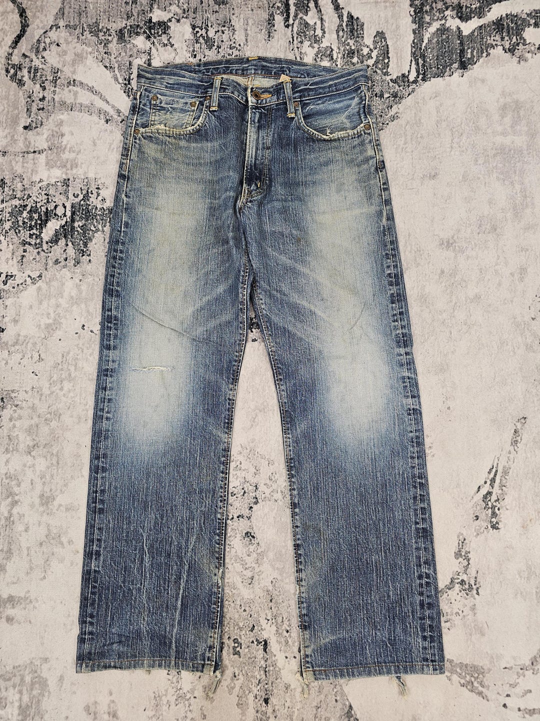 ヴィンテージ EDWIN 505 ZX セルビッジ レッドライン ストーン