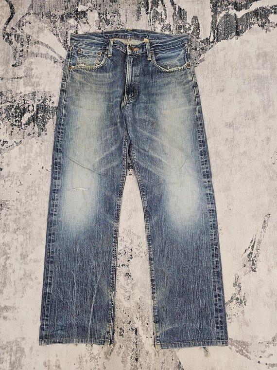 Vintage EDWIN 505 Zx Selvedge Redline Stone Wash Jeans Edwin 505