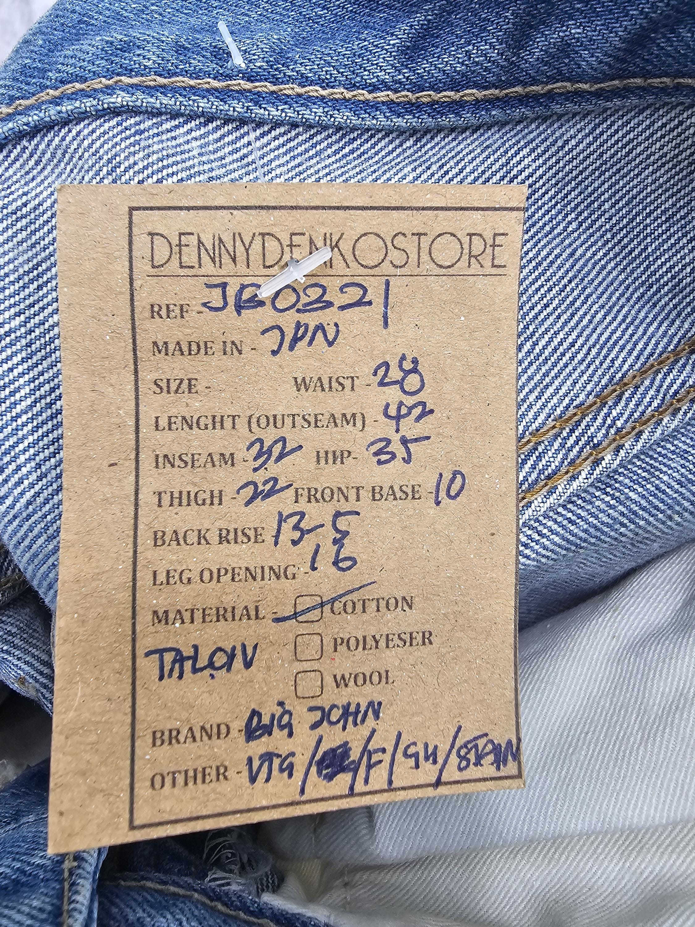 Vintage 90's BIG JOHN Japanese Brand Workwear Carpenter Jeans Big