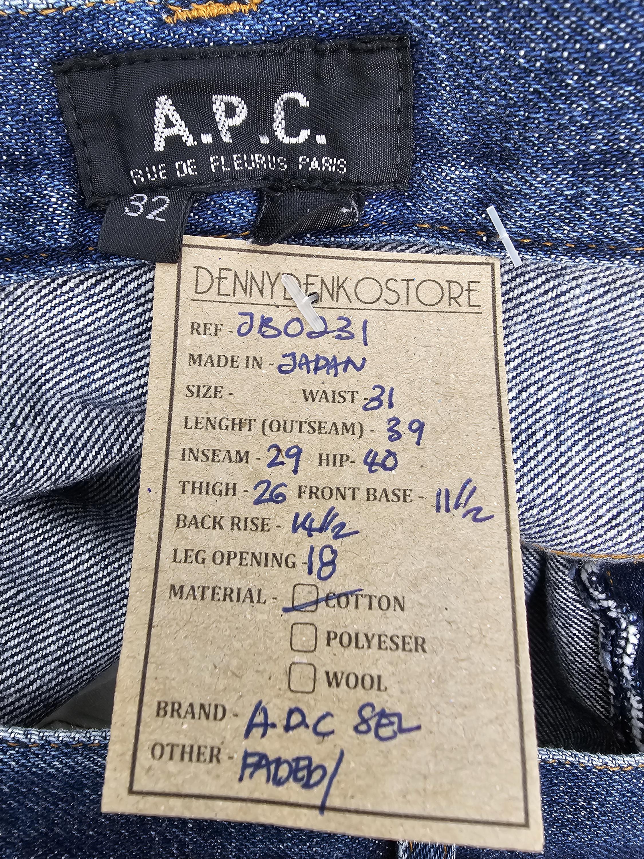 A.P.C ヴィンテージ Vintage A.P.C Straight Cut Selvedge Redline Jeans A.P.C