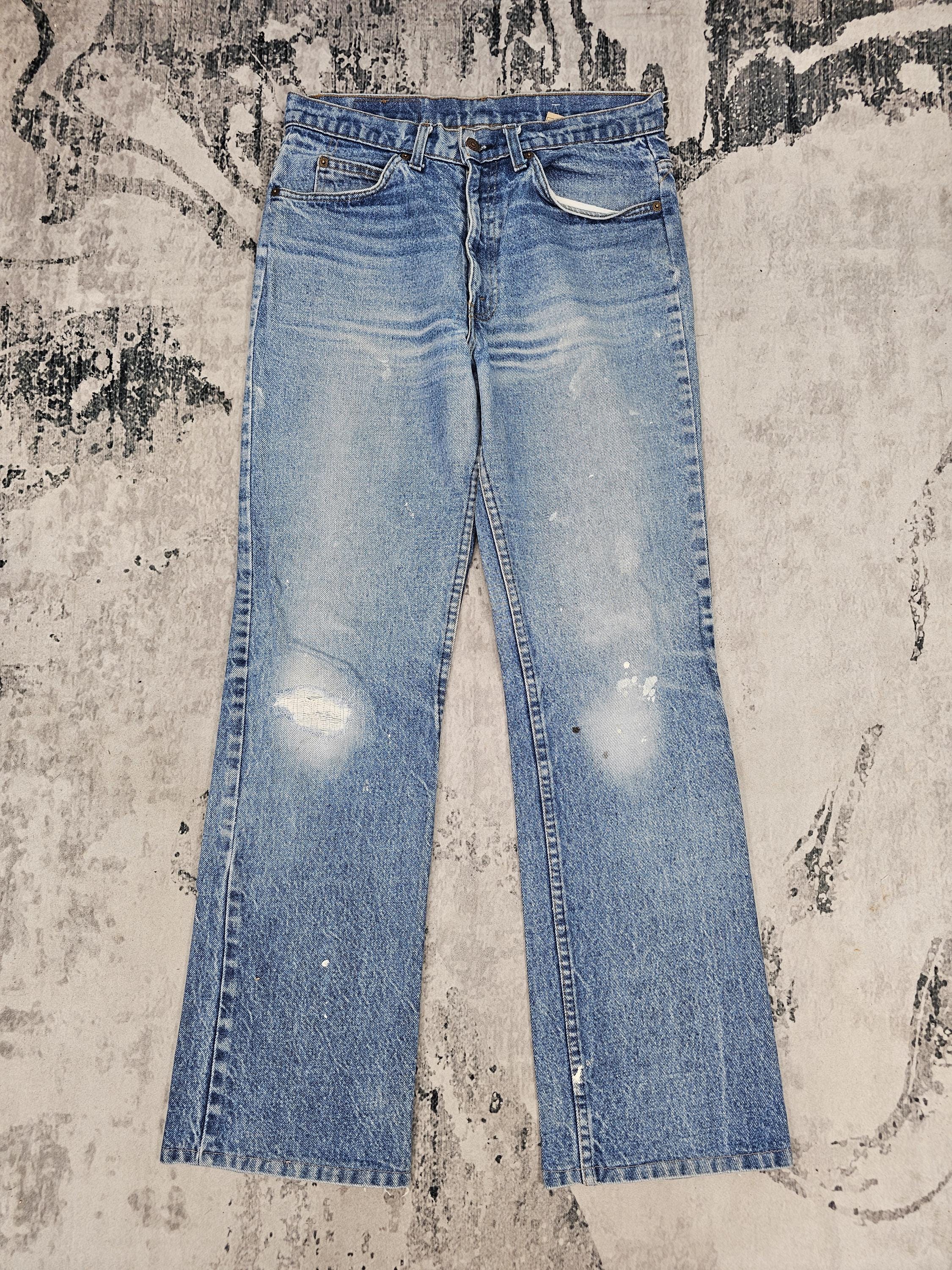 Vintage 80'S LEVIS 20517 0217 Flare Boot Cut Jeans Levi's 517